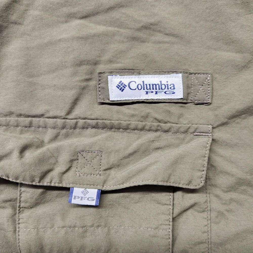 Columbia Shirt Mens 2XL Green Bahama Outdoors Casual Omni Shade Campcore Fishing - Picture 4 of 13